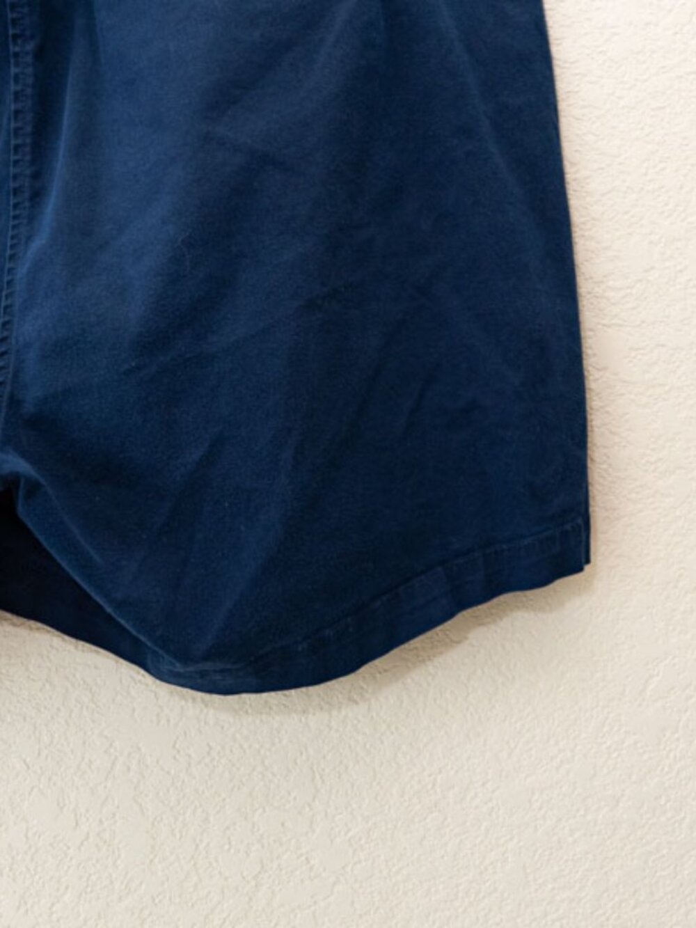 Crown & Ivy Navy Blue Chino Shorts Womens 18W Plus Stretch Cotton Casual Preppy - Picture 11 of 12